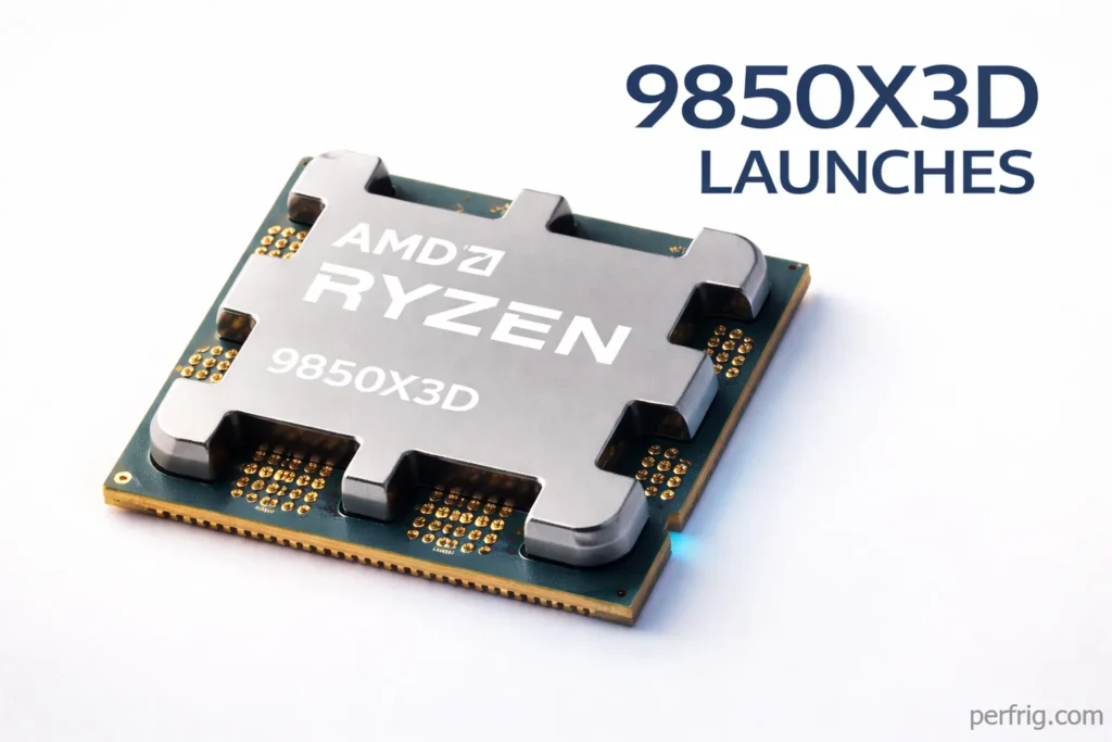 AMD Ryzen 7 9850X3D processor announcement launching January 29 at $499