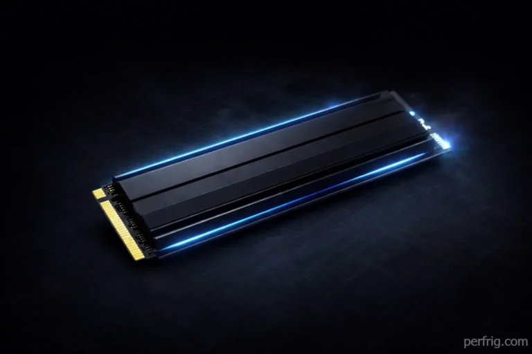 High-performance NVMe SSD for gaming with Gen 4 technology and DirectStorage support highlighted