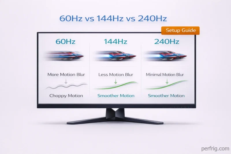 Gaming monitor refresh rate guide: setup, VRR, and G-Sync explained
