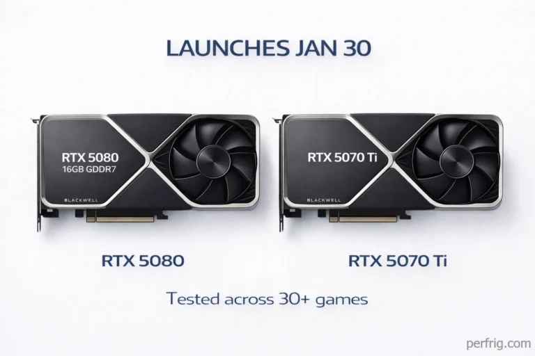 NVIDIA RTX 5080 and RTX 5070 Ti launch January 30, 2026 with pricing and availability details