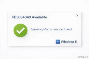 Windows 11 24H2 gaming fix released: KB5034848 restores lost performance