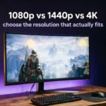 1080p vs 1440p vs 4K gaming resolution guide 2026 — choosing the right resolution for your monitor and GPU