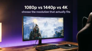 1080p vs 1440p vs 4K for gaming: choosing your resolution in 2026