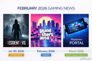 Gaming news February 2026: GTA 6 leaks validated, Resident Evil Requiem, PlayStation Portal OLED
