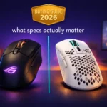 Gaming mouse buying guide 2026 showing what specs actually matter for real gaming sessions