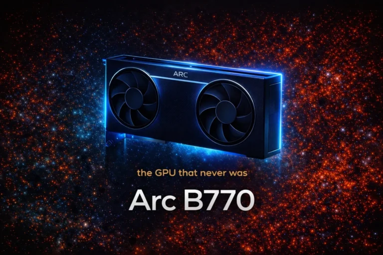 Intel Arc B770 Battlemage GPU review — Big Battlemage canceled as gaming card in 2026 despite ready silicon and specs