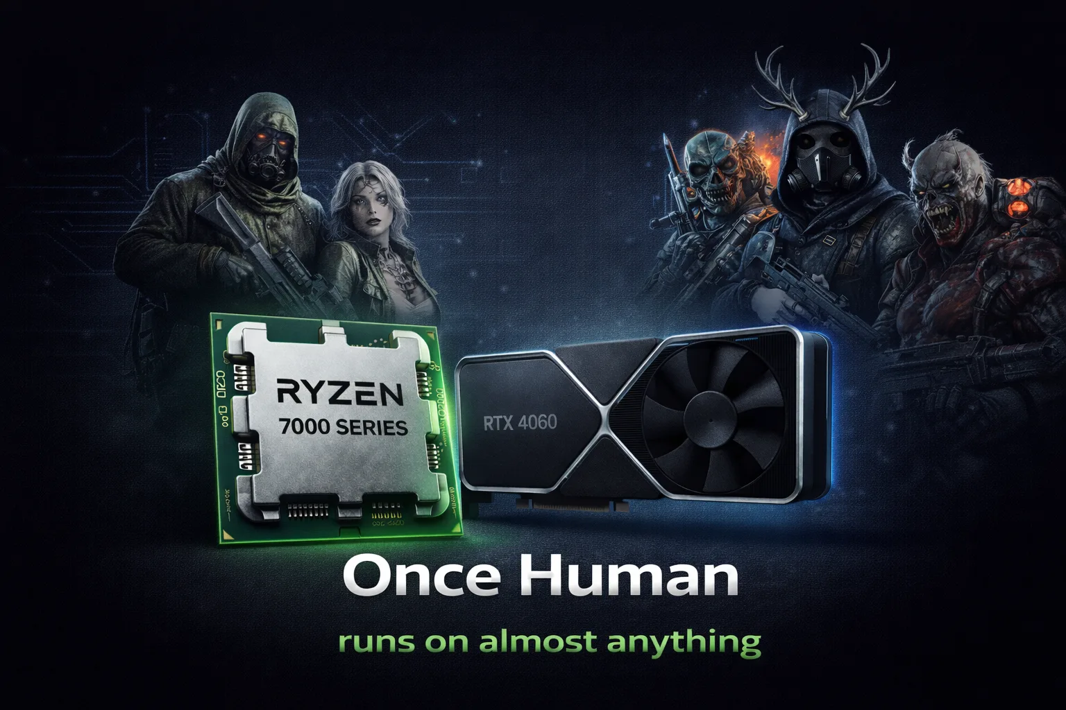 Once Human system requirements PC -minimum and recommended specs for CPU GPU and RAM