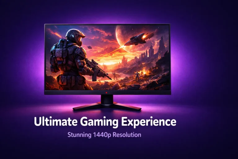 Best 1440p gaming monitors in 2026 guide showing the sweet spot between 1080p and 4K for PC gaming