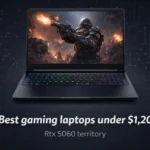 Best gaming laptops under $1200 in 2026 featuring RTX 5060 and RTX 5070 configurations for competitive and immersive gaming