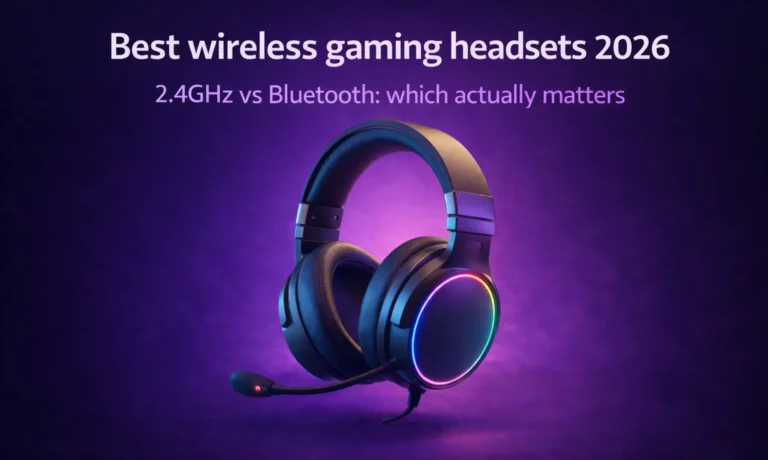 Best wireless gaming headsets 2026 guide covering 2.4GHz vs Bluetooth latency mic quality battery life and top picks by budget