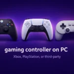 Gaming controller on PC guide comparing Xbox DualSense and third-party controllers for Windows gaming