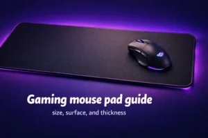 Gaming mouse pad guide: size, surface, and thickness