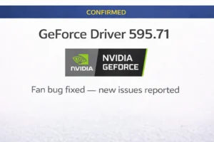 Nvidia releases GeForce Game Ready Driver 595.71 to fix recalled 595.59, but reports of performance issues emerge