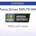 Nvidia GeForce Game Ready Driver 595.79 WHQL release covering Crimson Desert Death Stranding 2 DLSS 4 support and R595 cycle resolution