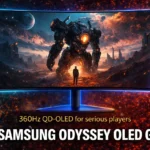 Samsung Odyssey OLED G6 review featured image showing 360Hz QD-OLED gaming monitor for competitive PC gaming