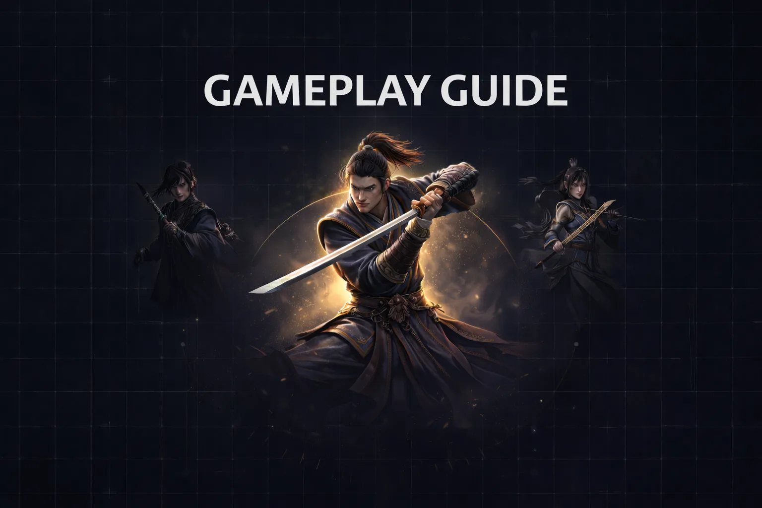 Where Winds Meet gameplay guide featured image showing combat systems weapons and Jianghu explained
