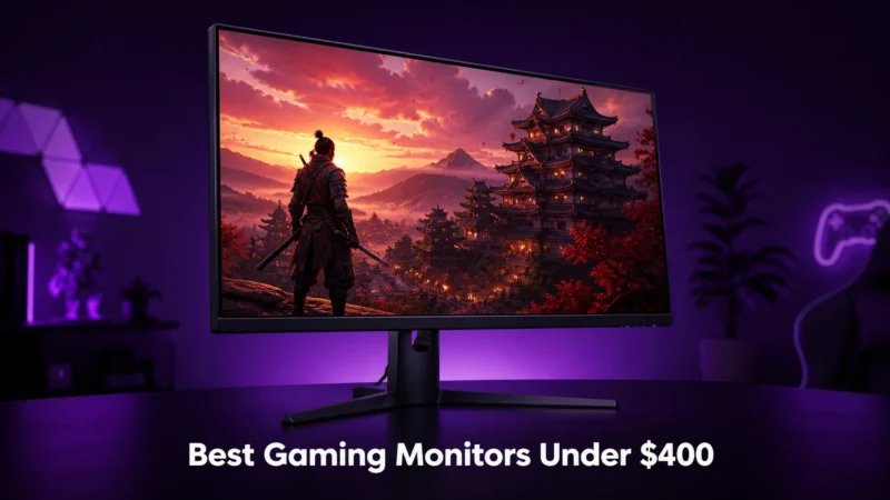 Best gaming monitors under $400 in 2026: the 1440p value picks