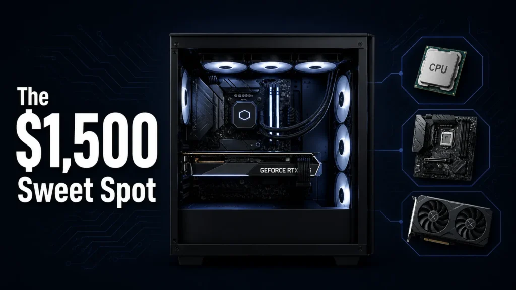 Best gaming PC build for $1,500 in 2026: the real sweet spot